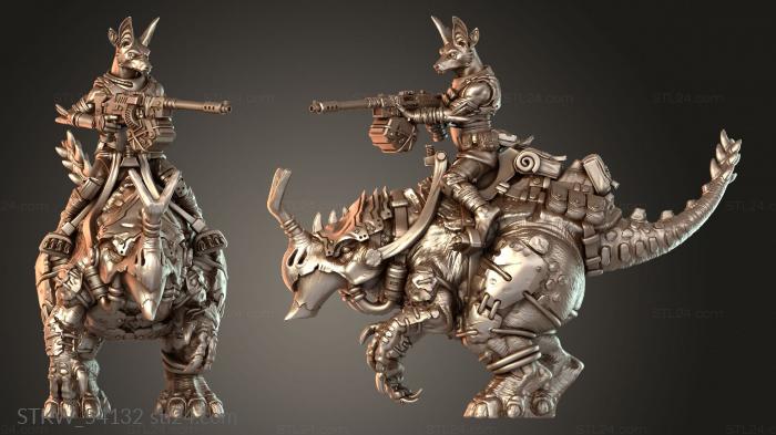 Jackals Gunner Beasts Machinegun brave