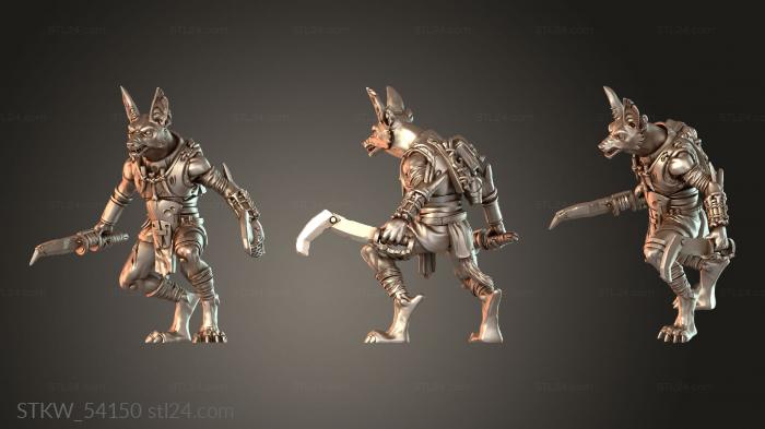 Jackals Stalkers Knives gritty