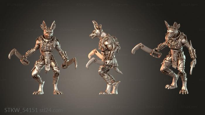 Jackals Stalkers Knives vigilant