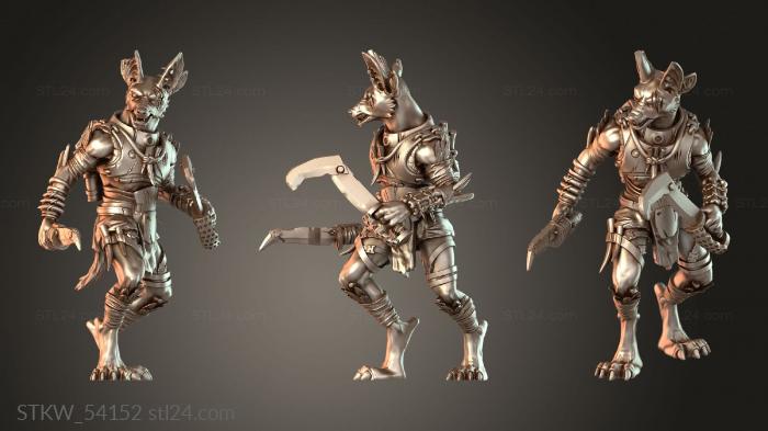 Jackals Stalkers Knives xenic