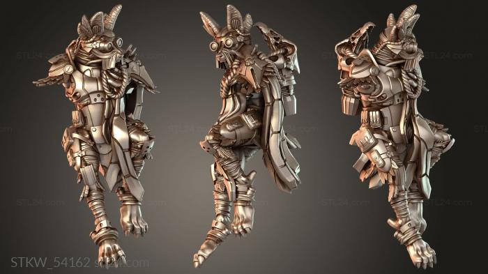 Military figurines (Jackals Vulture Veteran battle-hardened, STKW_54162) 3D models for cnc