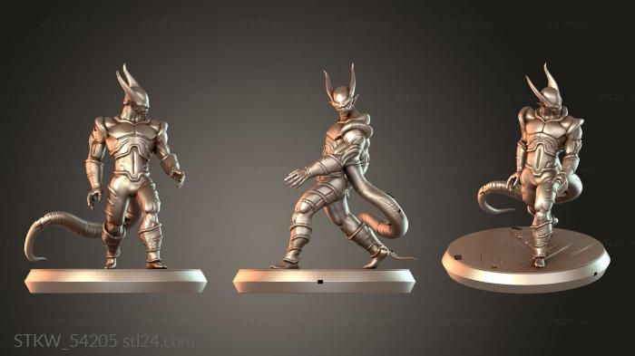 Janemba vs goku blackwhite