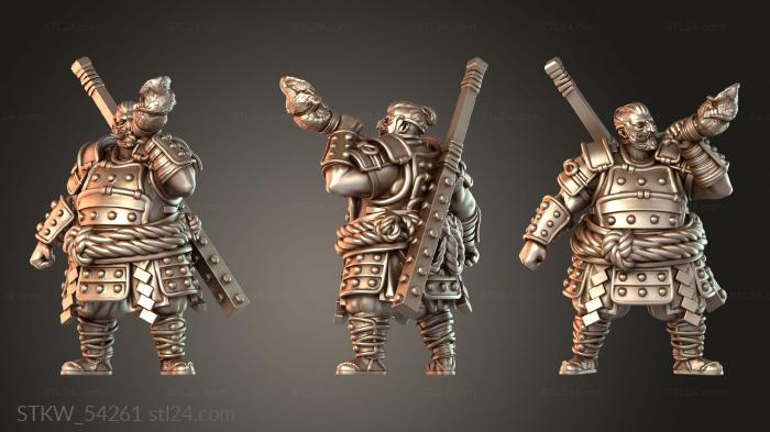 JAPANESE SUMO WARRIOR MUSICIAN
