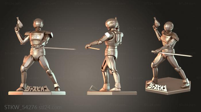 Military figurines (Jaspion legendary, STKW_54276) 3D models for cnc