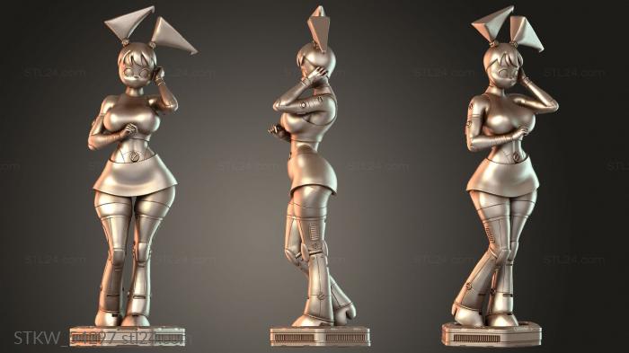 Military figurines (Jenny graceful, STKW_54297) 3D models for cnc