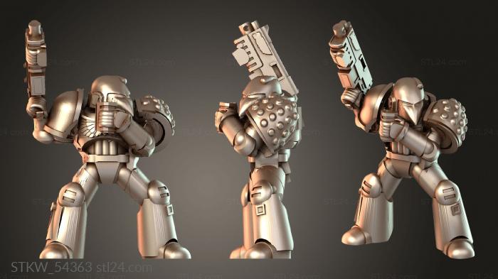 Military figurines (Johnnymarine, STKW_54363) 3D models for cnc