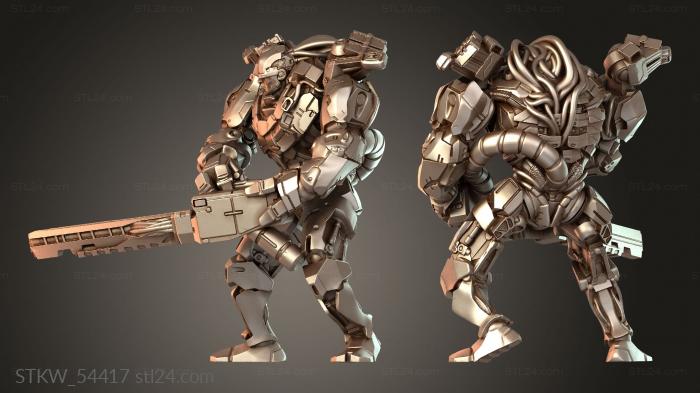 Military figurines (Julian Solo idon Damaia legendary, STKW_54417) 3D models for cnc