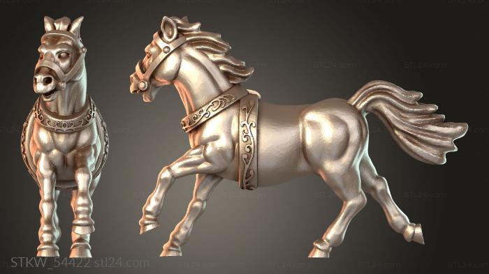 JULIUS CAESAR CHARIOT HORSE fierce