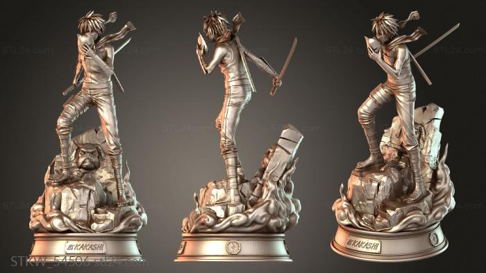 Military figurines (Kakashi quick, STKW_54506) 3D models for cnc