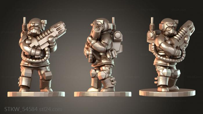 Military figurines (Karskin plasma judicious, STKW_54584) 3D models for cnc