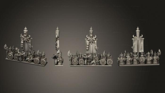 Military figurines (dwarf 01, STKW_5460) 3D models for cnc