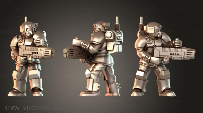 Kasrkin with plasma gun aocduu