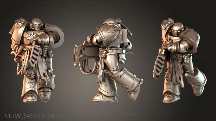 Military figurines (KATOPHANI, STKW_54662) 3D models for cnc