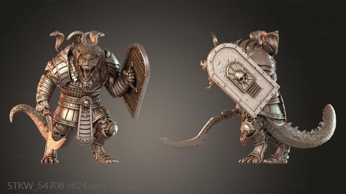 Military figurines (Khampsos ruthless, STKW_54708) 3D models for cnc