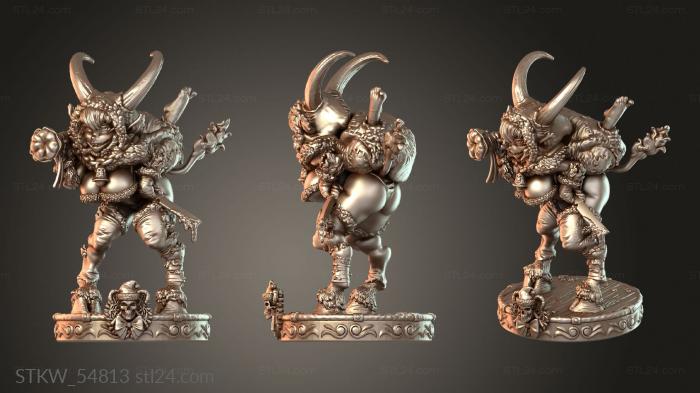 Krampus Girl and Chibi