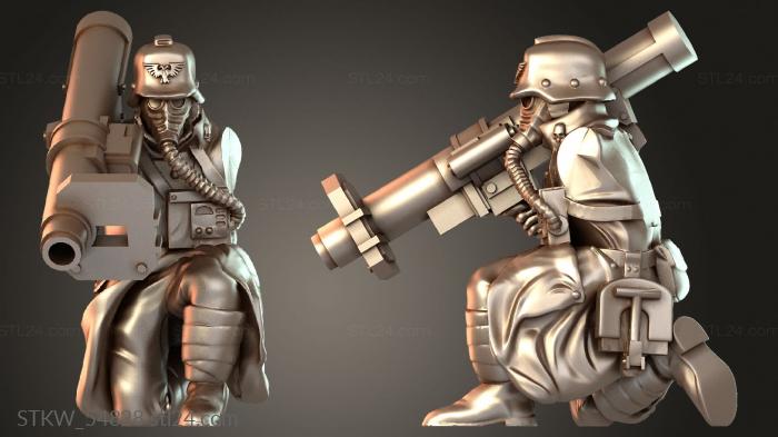 Krieg lanzacohetes sin brazo