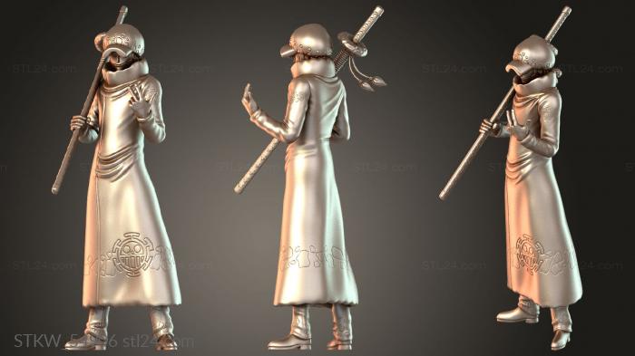 Military figurines (Law Sekai, STKW_54906) 3D models for cnc