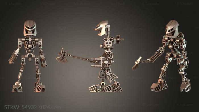 Military figurines (Lego Liva lewa, STKW_54932) 3D models for cnc