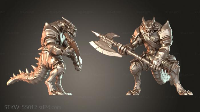 Lizardfolk Juggernaut Axe
