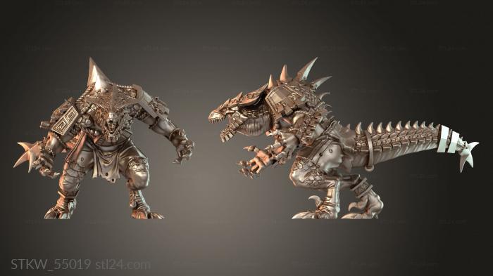 Lizardman Saurus armored