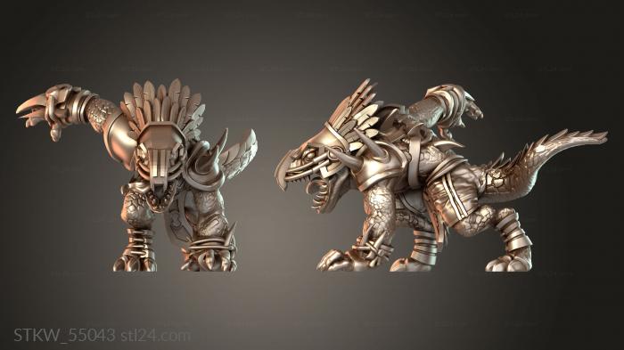 Lizardmen Saurus Mid tactical