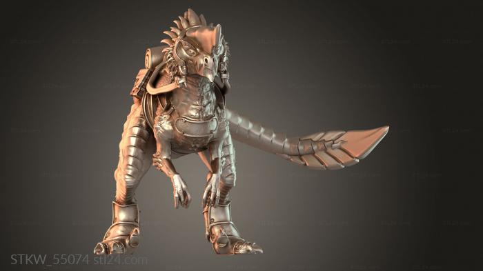 Long Horn Raptor Mount