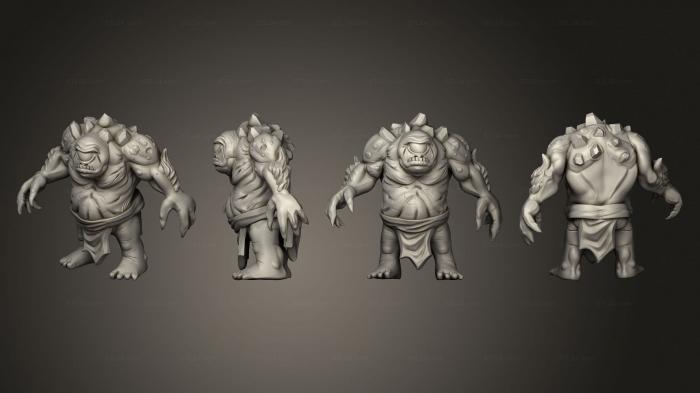 Military figurines (Dwarf Cyclops, STKW_5519) 3D models for cnc