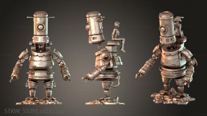 Mech Girl Bounding Box
