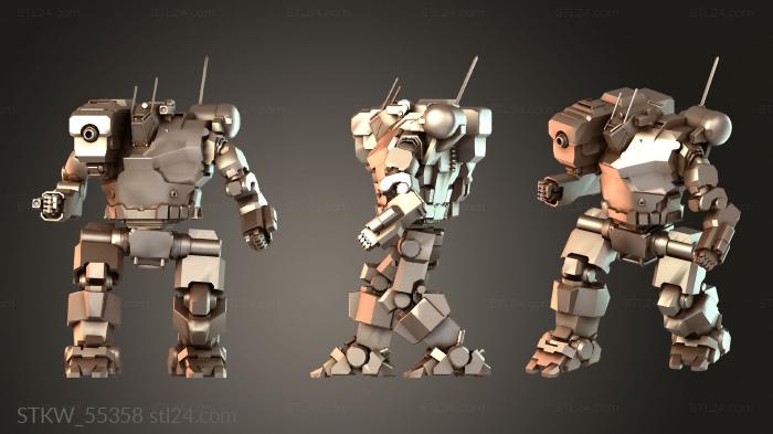 Mechs hunchback FIRE