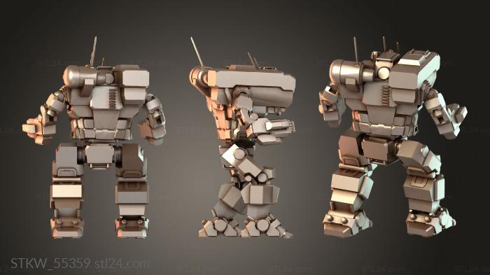 Mechs Hunchback armored