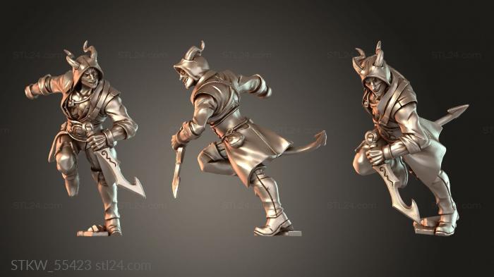 Military figurines (Mezzalfiend Tricksters Trickster hood, STKW_55423) 3D models for cnc
