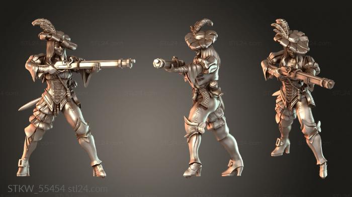 Milittian Arquebusier sharp