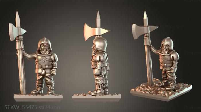 Minirat Halberdier brave