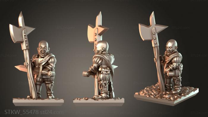 Minirat Halberdier fearless