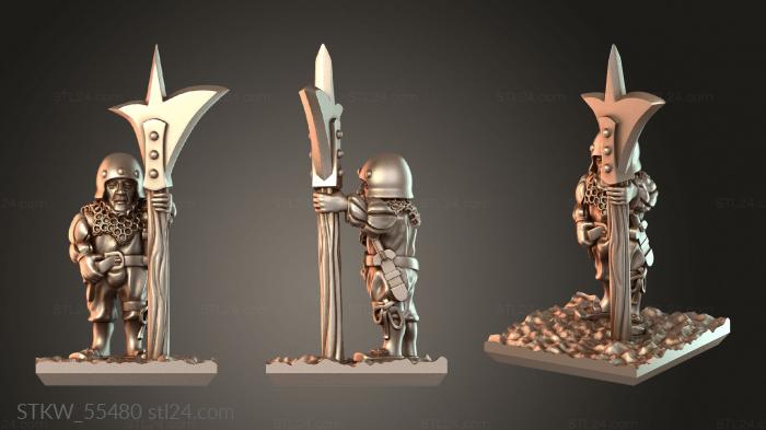 Minirat Halberdier disciplined