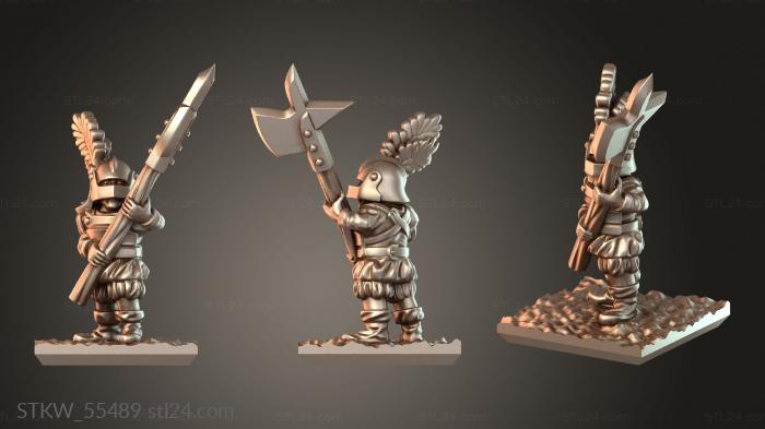 Minirat Halberdier hardened