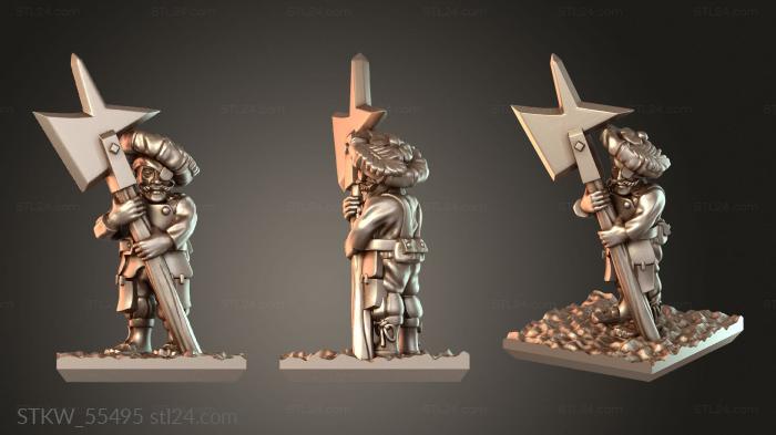 Minirat Halberdier persistent
