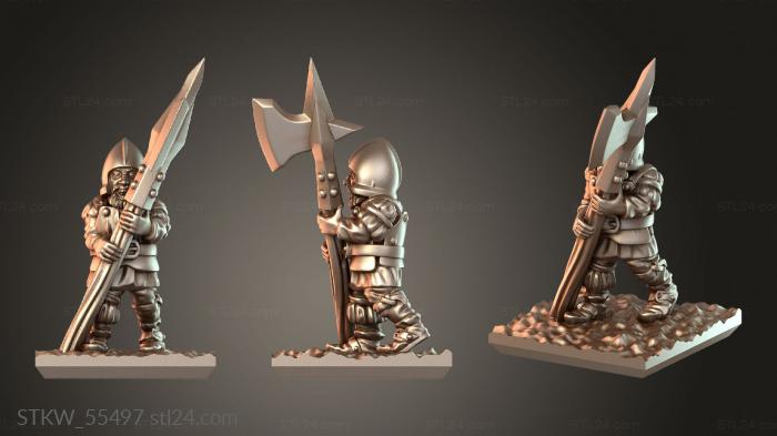 Minirat Halberdier shadow