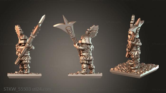 Minirat Halberdier vigilant