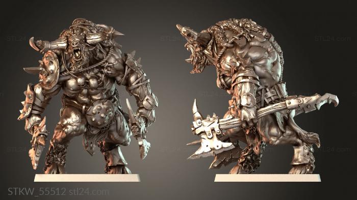 Military figurines (Minos One Mino, STKW_55512) 3D models for cnc