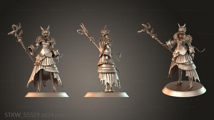 Military figurines (Miyo shtola Rhul NSFW, STKW_55529) 3D models for cnc