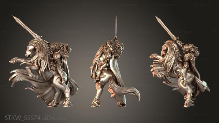 Monster Overlord Prince Charming Mounted On Horse