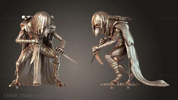 Military figurines (Murder Crow mc, STKW_55641) 3D models for cnc