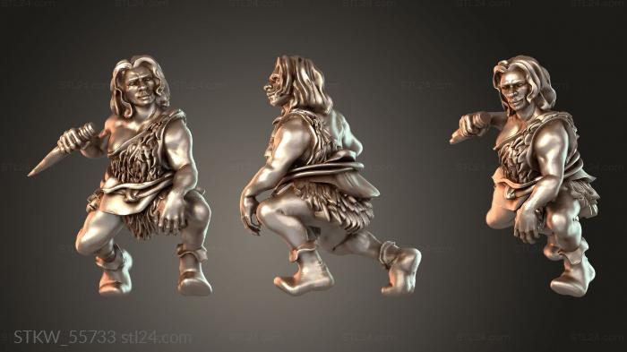 Neanderthals Woman strong