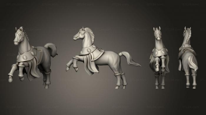 Military figurines (Dwarf Horse 2, STKW_5575) 3D models for cnc