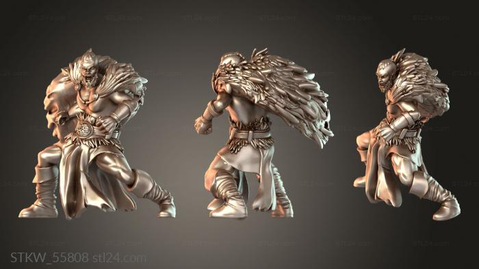 Military figurines (Nordicos Piel Corta Linea determined, STKW_55808) 3D models for cnc