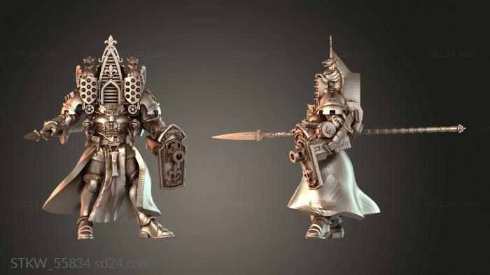 Military figurines (Nuncarrier boss, STKW_55834) 3D models for cnc
