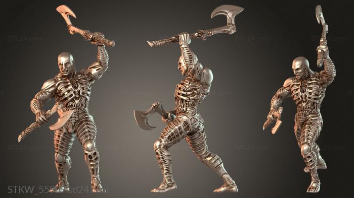 Military figurines (OMEGA REBIRTH enhanced, STKW_55909) 3D models for cnc