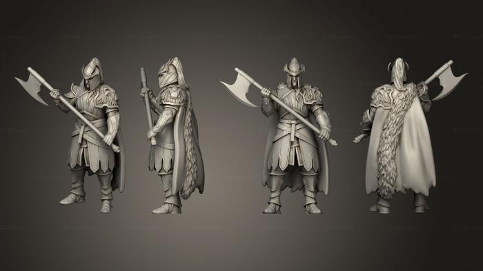 Military figurines (Dwarf Lion Clan A, STKW_5593) 3D models for cnc