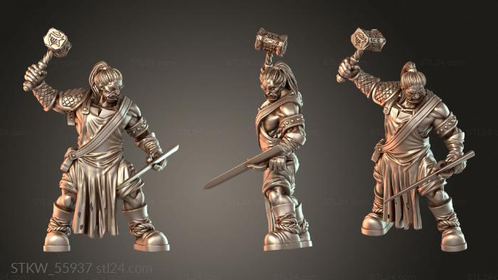 Orc Villager Blacksmith skilled